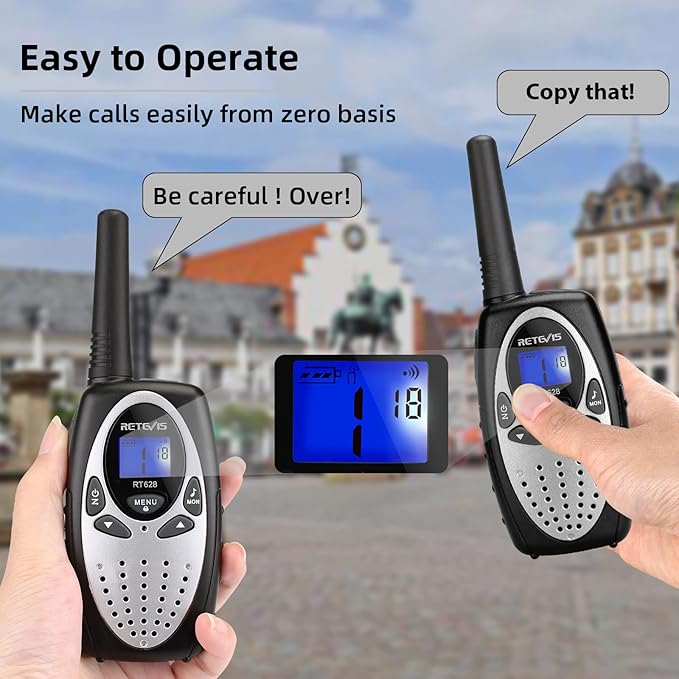 Retevis RT628 Walkie Talkies for Kids Bundle with Retevis RT15 Mini Walkie Talkies 3 Pack