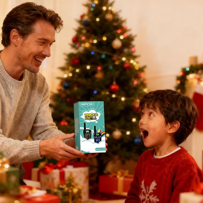 Walkie Talkies for Kids Toys for Boys, Rechargeable, 2 Pack, 3 Miles Range, 22 Channels, 2 Way Radio,Birthday Gifts for3-12 Year Old,Christmas Girls