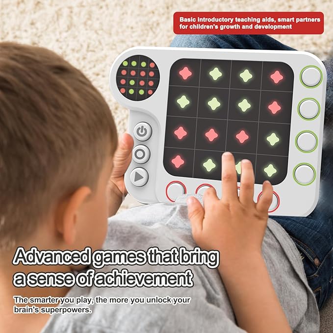 Logic Brain Teasers Game,Original 300 Challenges-Handheld Electronic Games for Kids,Adult,Teen&Seniors , Portable Educational Toys and Travel Games for Boys & Girl,Gift for Age 6+(Non-Rechargeable)