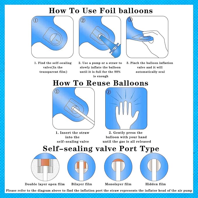 Video Game Birthday Party Decorations, 40inch Blue Video Game Number 8 Foil Balloon for Level Up Games Themed Birthday Party Supplies (8)