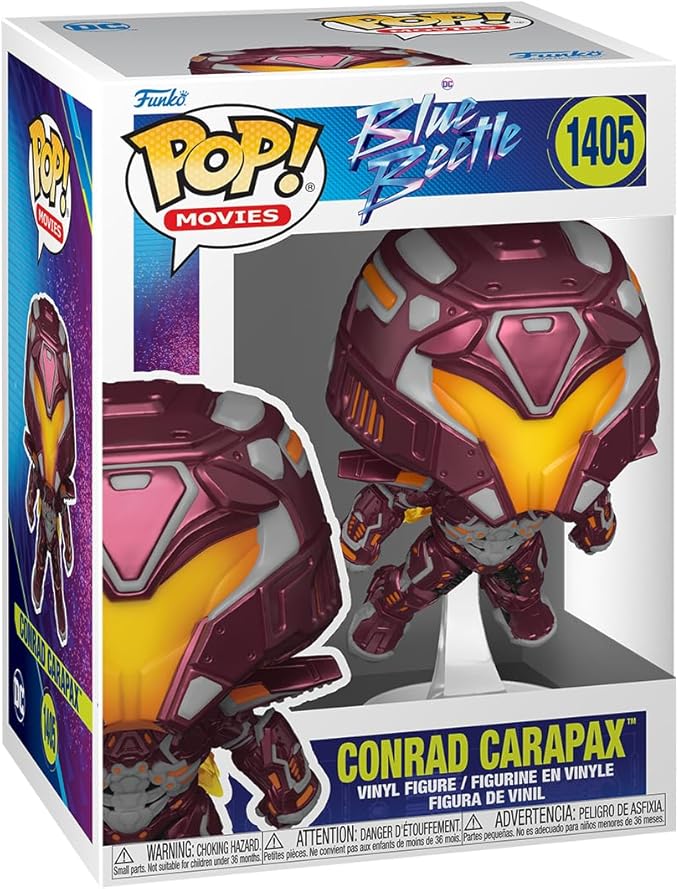 Funko POP! Movies: DC - Blue Beetle - Conrad Carapax - Collectable Vinyl Figure - Gift Idea - Official Merchandise - for Kids & Adults - Movies Fans - Model Figure for Collectors and Display