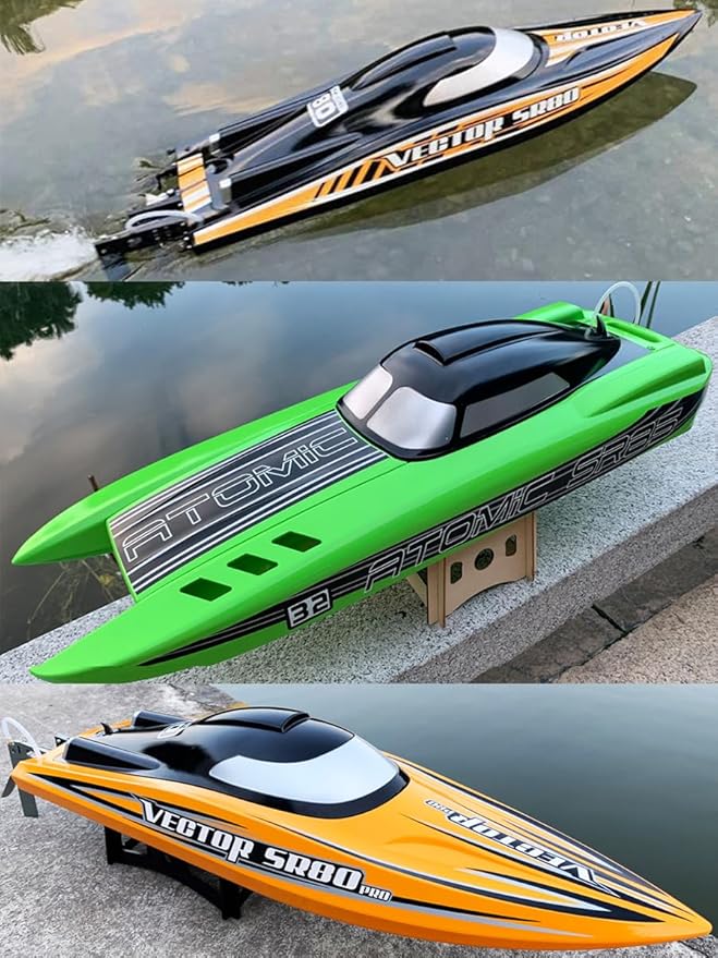 Remote App Controlled Watercraft Replacements Battery Propeller Servo Parts for 2.4G S3.0 Pro Remote Control Car Remote Control Boat Electric RC Vehicle Boat (14.8V 4200mah 1Pack)