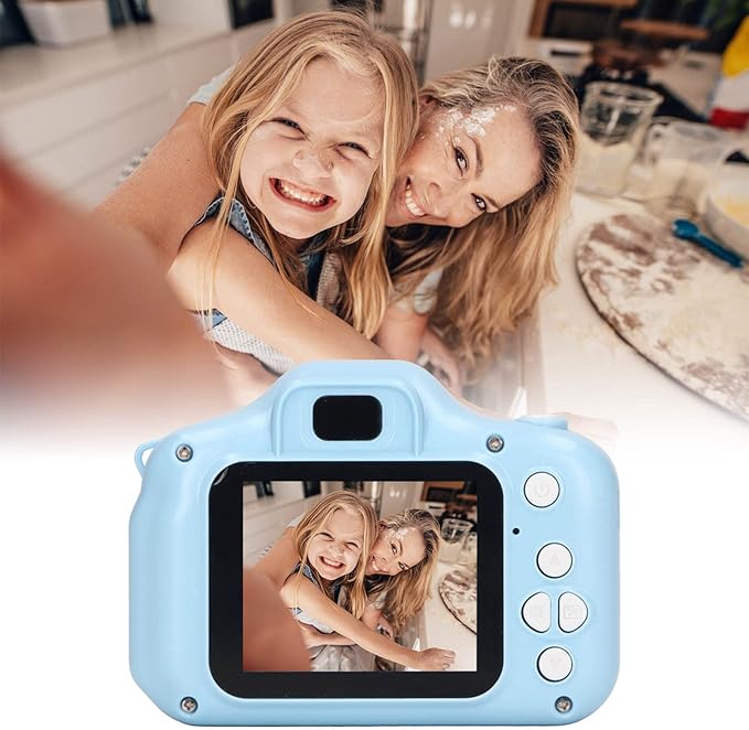 Kids Camera, 2.0in Screen Digital Video Camera USB Charging 400mAh Portable Children Camera Toy for Boys Girls, Christmas Birthday Festival Gifts for Kids, Support 32GB SD