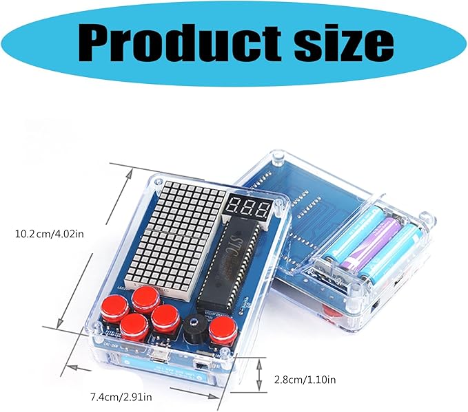 Soldering Kits, DIYer Classical Electronic Soldering 4 Games Including for STEM Projects Family Fun High School Training