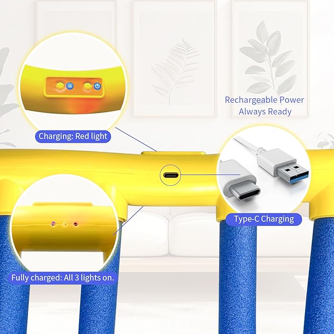 Remote Control Reflex Stick Game, Family Interactive Reaction Time Training - Falling Sticks Challenge for Hand Eye Coordination Training, Party Reflex Challenge Games & Adults/Kids (Yellow)