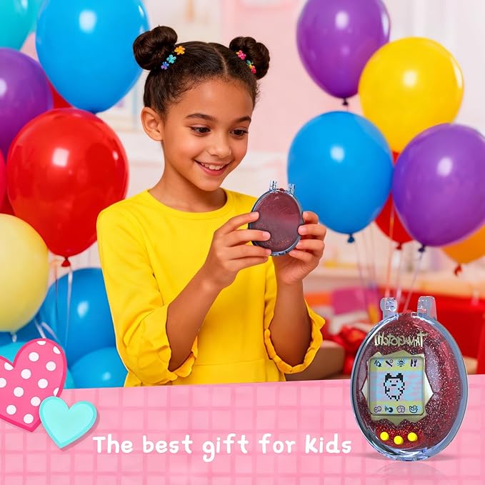 Case for Tamagotchi Original, Transparent Cover Case Compatible with Tamagotchi Original Electronic Pet Accessories, Drop - Resistant & Scratch-Proof