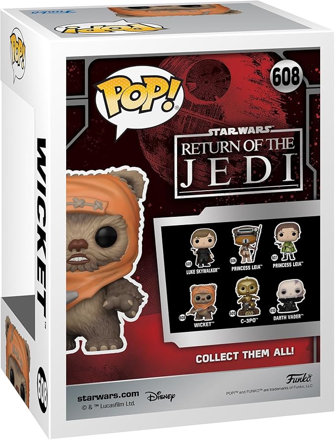 Funko Pop! Star Wars: Return of The Jedi 40th Anniversary, Wicket