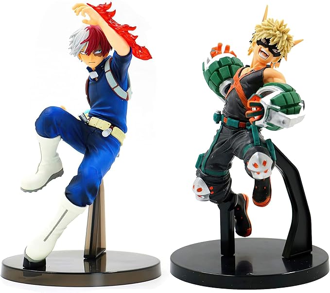 MHA Todoroki Shoto Figure,MHA Figure Anime Cartoon Characters Statue Collectibles Model Figure PVC Statue Model Doll Desktop Decoration Ornaments Action Figure Statue