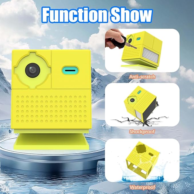 for Nex Playground Game System Silicone Case, Soft Dustproof and Drop Resistant Protective Case Cover for Nex Playground Game System Accessories (Yellow)