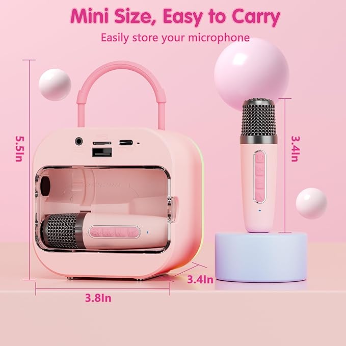 Kid MP3 Players for Party Music Learning P-Ink (Pink)