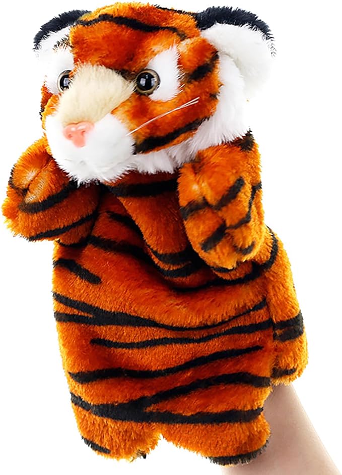 RIY Hand Puppet - Forest Animals Friends Educational Puppets Tiger