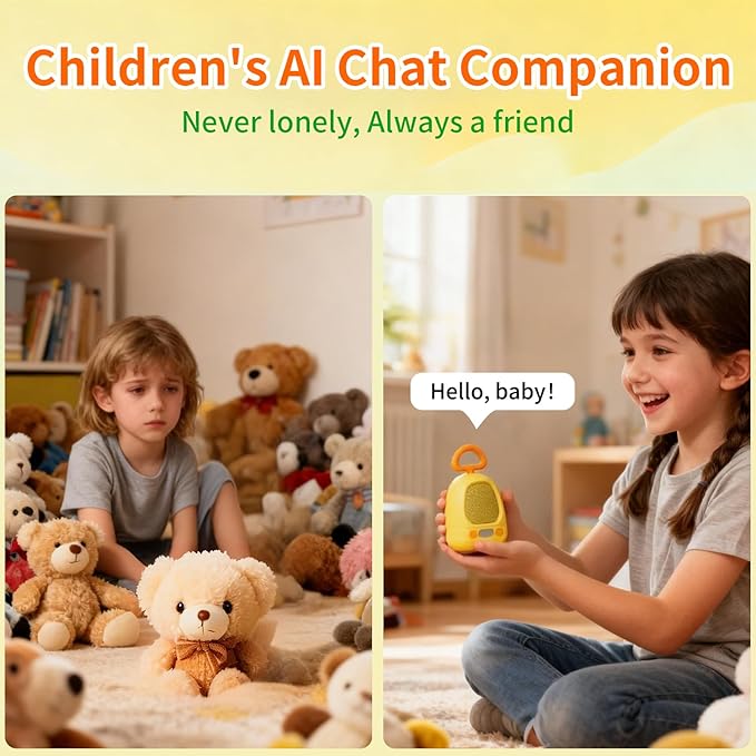 AI Toys for Kids, Voice Chat Companion for Children Interactive Robot Toys Story&Learning Companion Real-Time ReactionsTalk Therapy Daily Conversations, Christmas and Birthday Gift for Boys and Girls