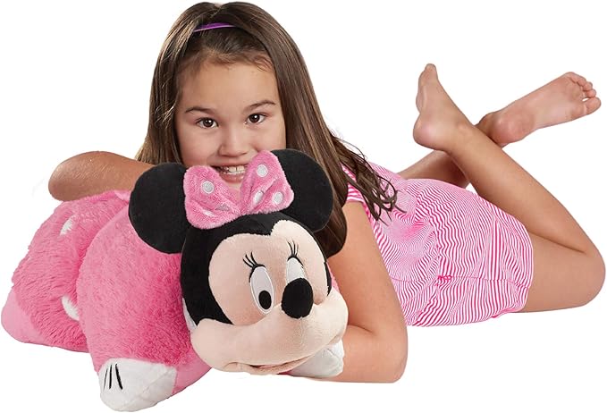Pillow Pets Pink Minnie Mouse - Disney Stuffed Animal Plush Toy