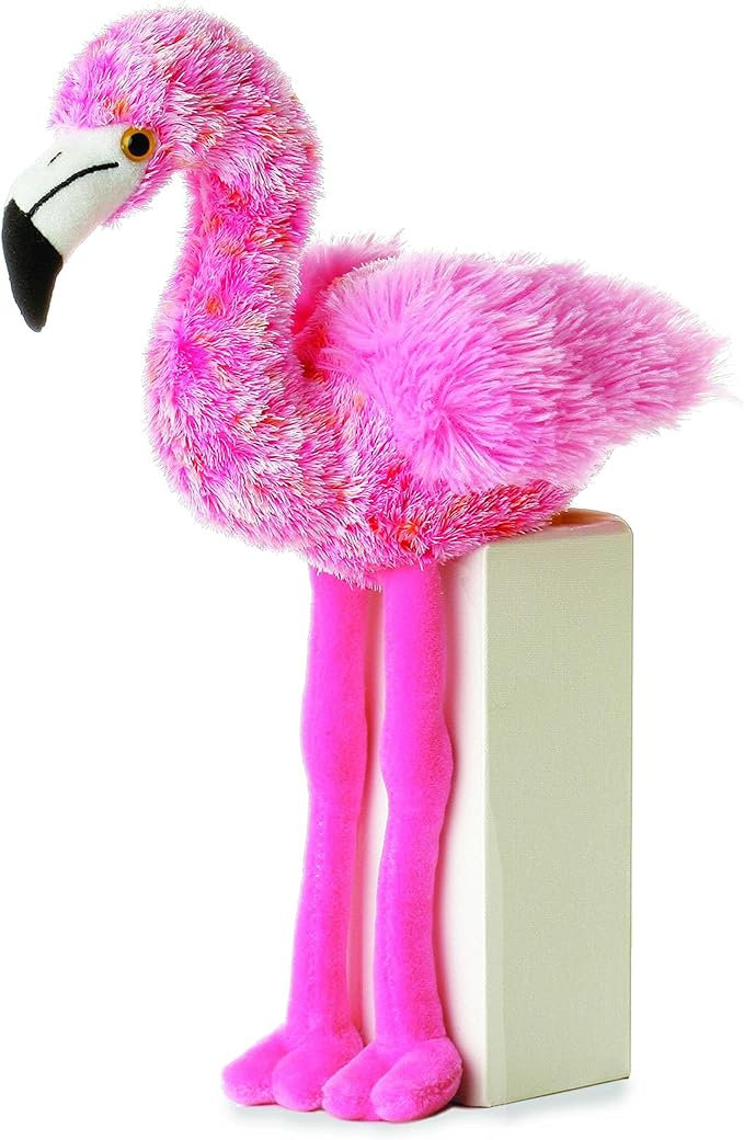 Aurora® Adorable Mini Flopsie™ Flavia™ Stuffed Animal - Mini Companions Ready for Playful Adventures - for Kids All Ages, Toddlers, Adults, and Families - Pink 8 Inches