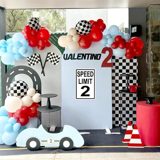 Speed Limit 2 Mph Sign Slow Down Traffic Sign Party Supply Party Decor (2 Pack)