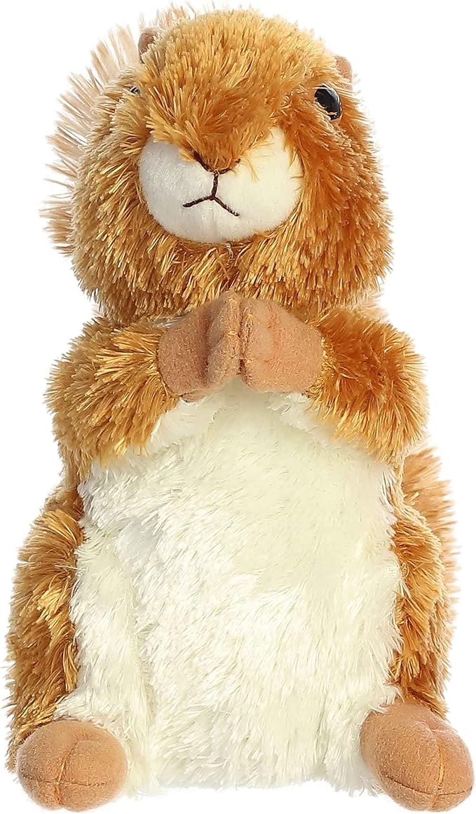 Aurora® Adorable Mini Flopsie™ Nutsie™ Stuffed Animal - Mini Companions Ready for Playful Adventures - for Kids All Ages, Toddlers, Adults, and Families - Red 6 Inches