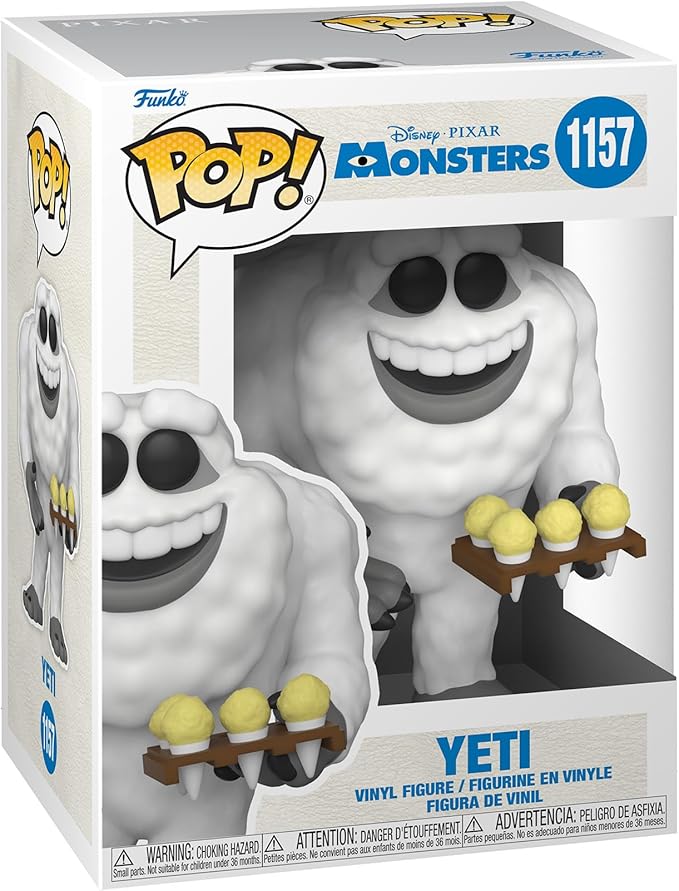 Funko POP Disney: Monsters Inc 20th - Yeti, Multicolor