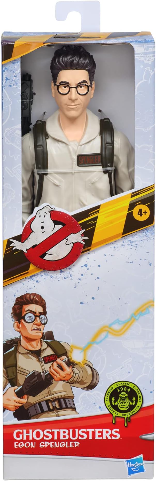 Ghostbusters Egon Spengler Toy 12-Inch-Scale Classic 1984 Action Figure with Proton Blaster Accessory, for Kids Ages 4 and Up (E9786)