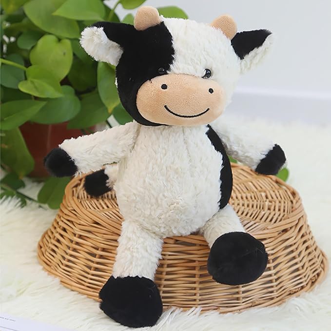 9" Cow Stuffed Animals Plush Doll Kids Boys Girls Animal