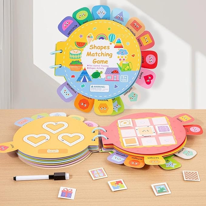 Educational Flash Cards - Toddler Sensory Learning Pack | Interactive Preschool Teaching Tool, Early Learning Cards for Speech Motor Skills Home School Travel Use