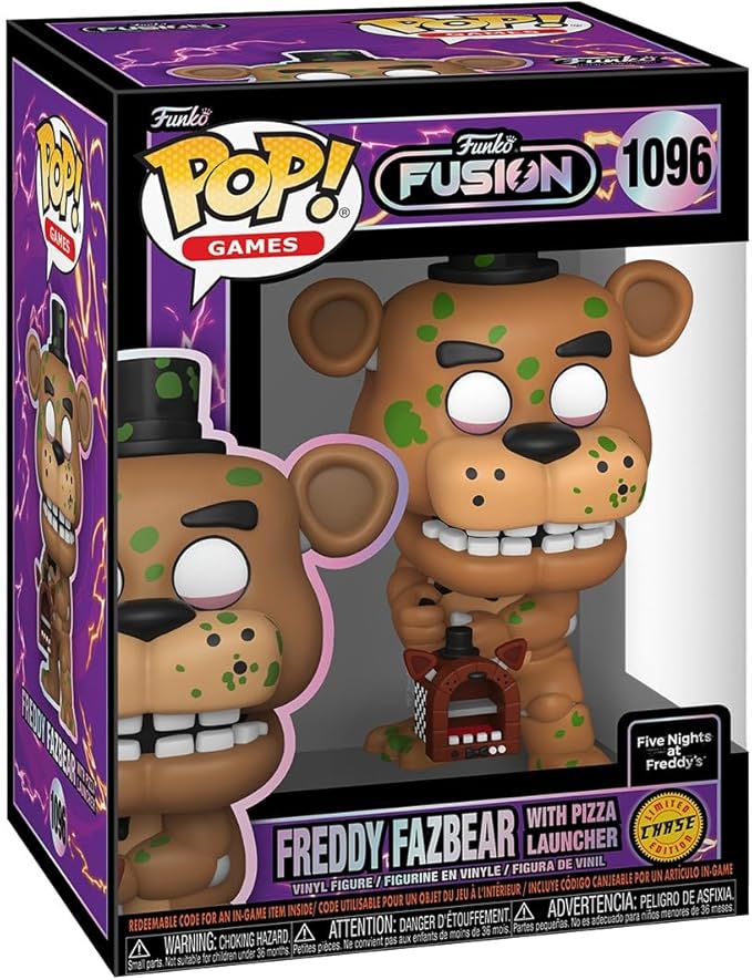 Funko Pop! Games: Fusion - Freddy Fazbear - 1/6 Odds for Rare Chase Variant Fusion - Collectable Vinyl Figure - Gift Idea - Official Merchandise - Toys for Kids & Adults Fusion Fans