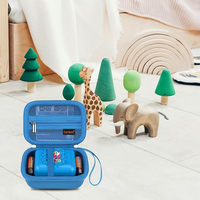 Canboc Hard Carrying Case for Bitzee Magicals/Bitzee Disney/Bitzee Interactive Toy Digital Pet, Virtual Electronic Pets Kids Toys Storage Bag, Light Blue (Case Only)
