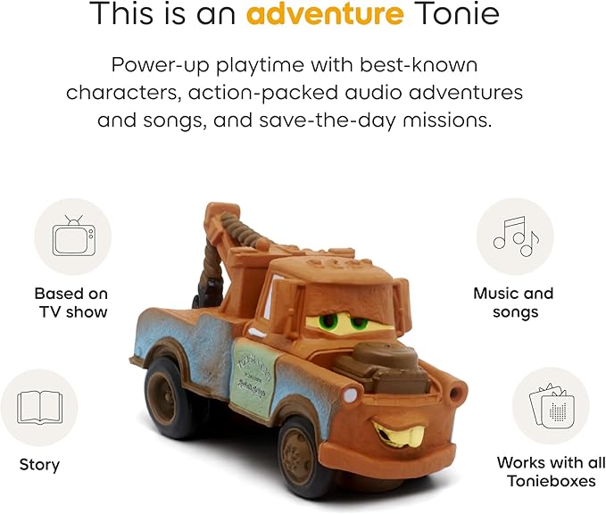 Tonies Mater Audio Toy Figurine from Disney and Pixar's Cars 2