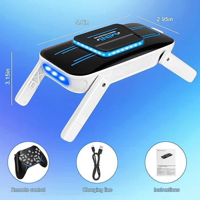AI Robot Dog Toy for Kids Ages 3-8, Compact Exquisite Minimalist Design, Interactive Touch-Activated STEM Learning Toy