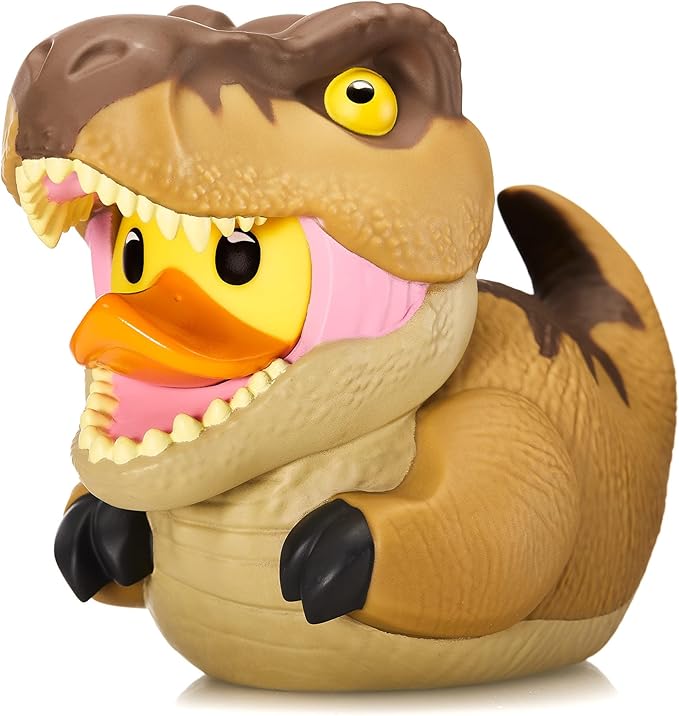 TUBBZ Boxed Edition: Jurassic World Rebirth - T-Rex Cosplaying Rubber Duck Vinyl Figure