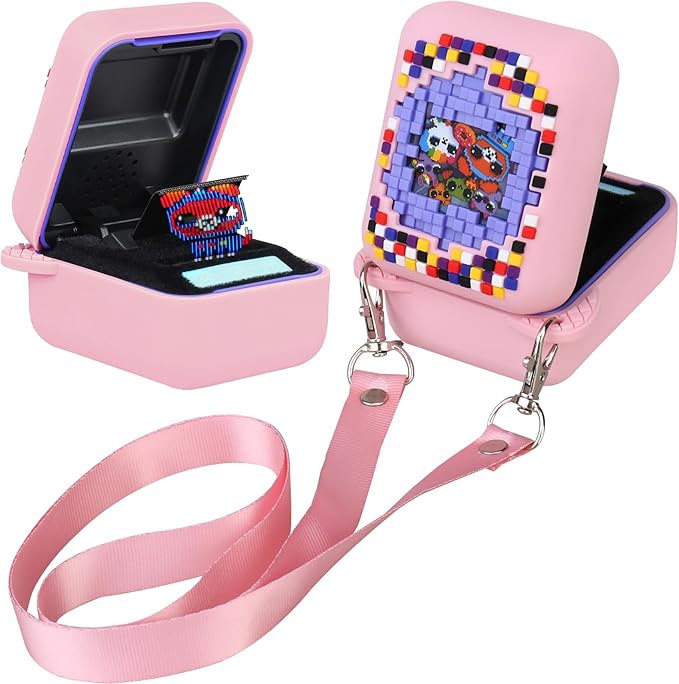 Canboc Silicone Case for Bitzee Orginal Interactive Toy Digital Pet, Protective Skin Cover for Bitzee Virtual Electronic Digital Pet, Pink (Case Only)