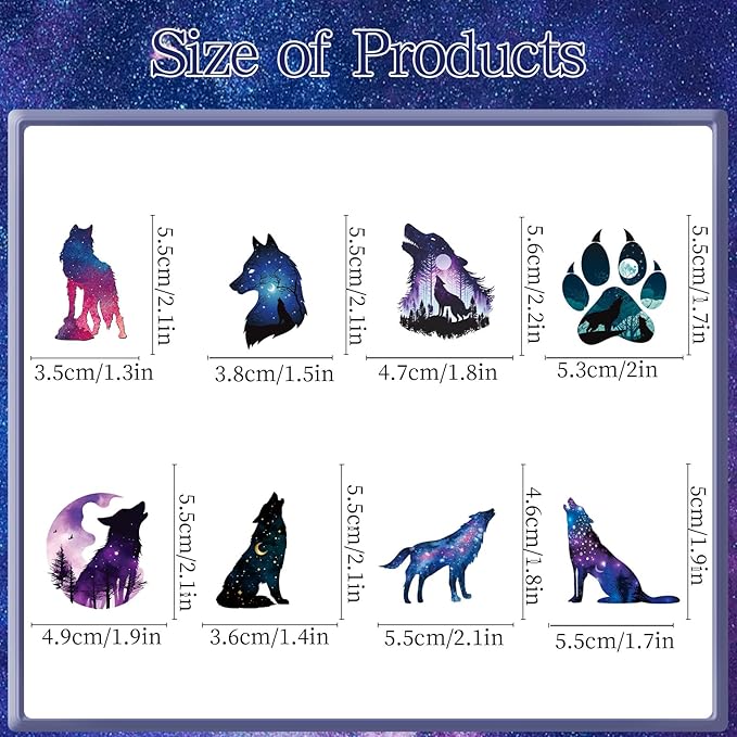 Wolf Themed Party Decorations - 40PCS Wolf Birthday Party Decorations Star Moon Cupcake Toppers Cupcake Picks Cake Decor Animal Baby Shower Birthday Wedding Supplies