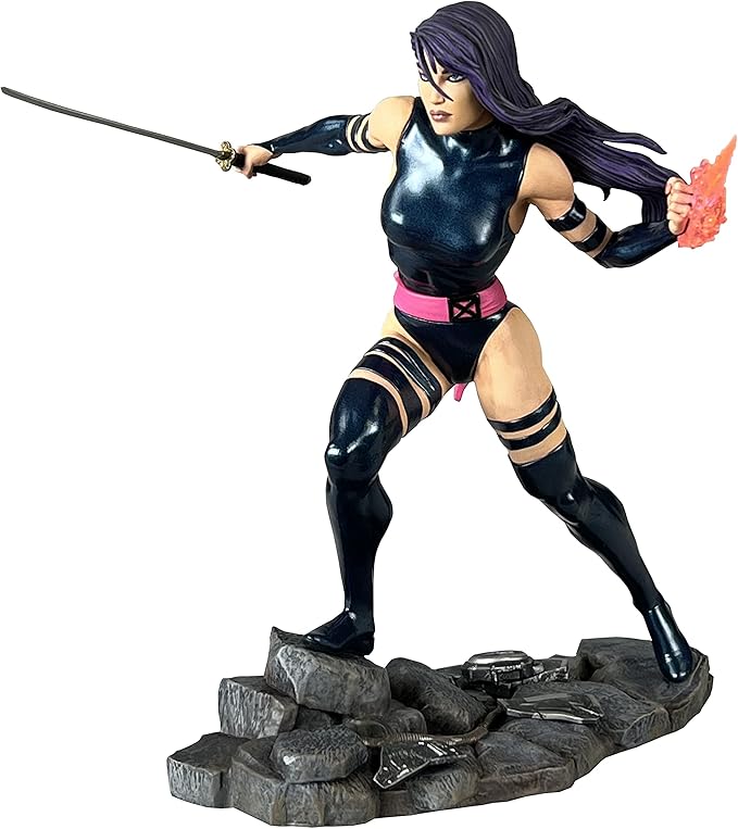 Diamond Select Toys Marvel Gallery: Psylocke PVC Statue, Multicolor, 10 inches