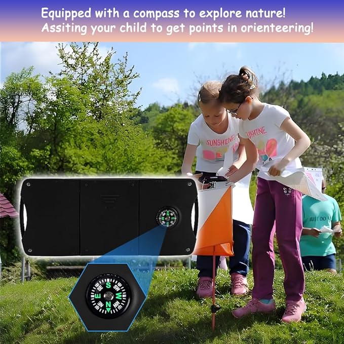 16 Bit Handheld Games for Kids with 3.5" IPS Large Screen Built-in 216 Retro Video Games Portable Gaming Player with Rechargeable Battery Mini Arcade Electronic Toy Gifts for Boys Girls (Blue+Orange)