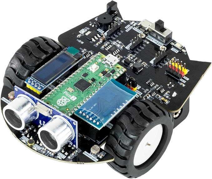 Yahboom Raspberry Pi Pico2 Smart Robot Car Starter Programming Robot Kit DIY MicroPython Scientific Electronics Programming Project Kit