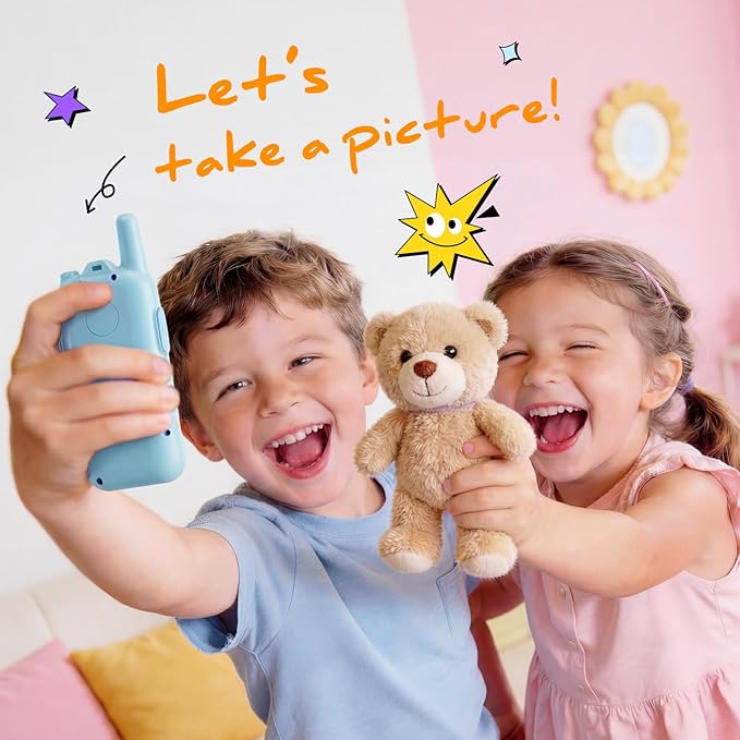 Video Walkie Talkies for Kids: Rechargeable Walkie Talkies with Camera & Screen, Handheld Video Intercom for Kids Boys Girls, Outdoor Toys Gifts for Ages 3-12 ﻿