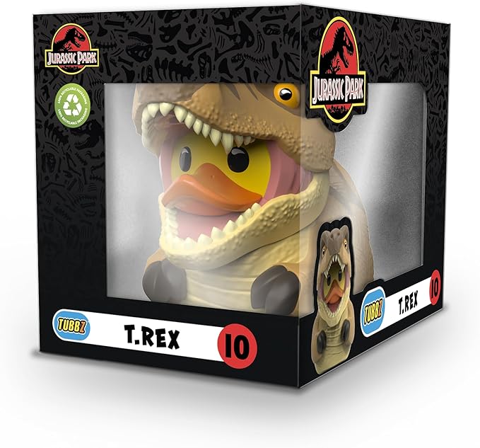 TUBBZ Boxed Edition: Jurassic World Rebirth - T-Rex Cosplaying Rubber Duck Vinyl Figure