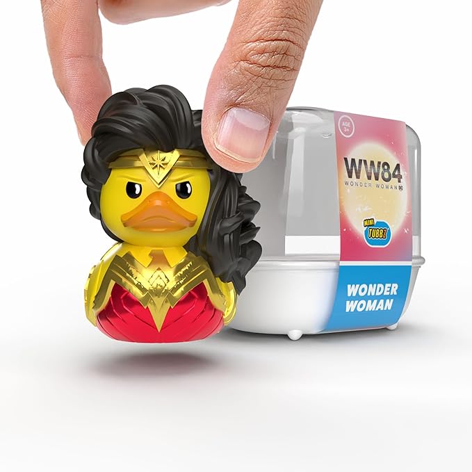 TUBBZ Mini: DC Comics - Wonder Woman Cosplaying Rubber Duck Vinyl Figure