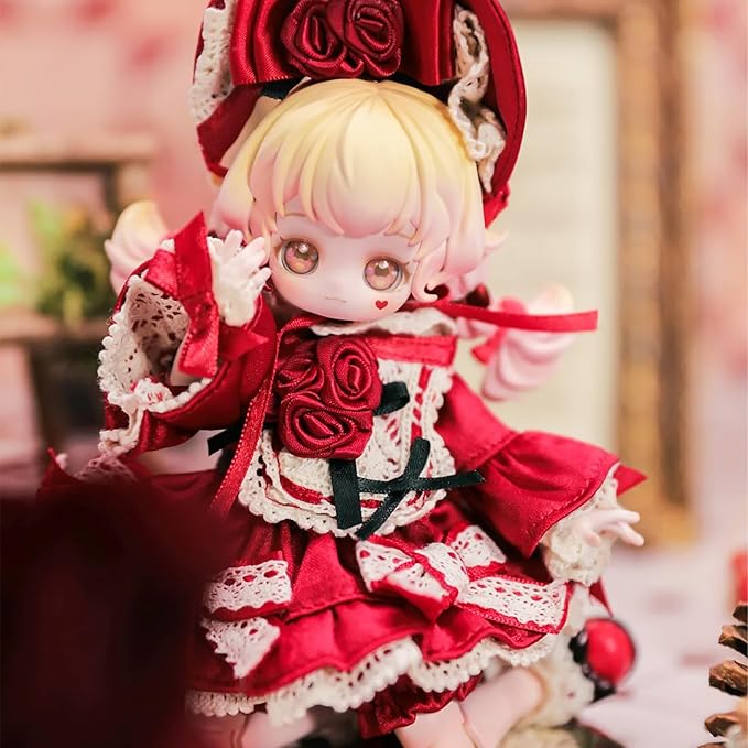 CALEMBOU BJD Blind Box, Vintage Treasures Series 15cm Ball Jointed Doll, Cute Dress Up Doll with Joints, Collection Action Figure Toys, Gift for Girls Boys
