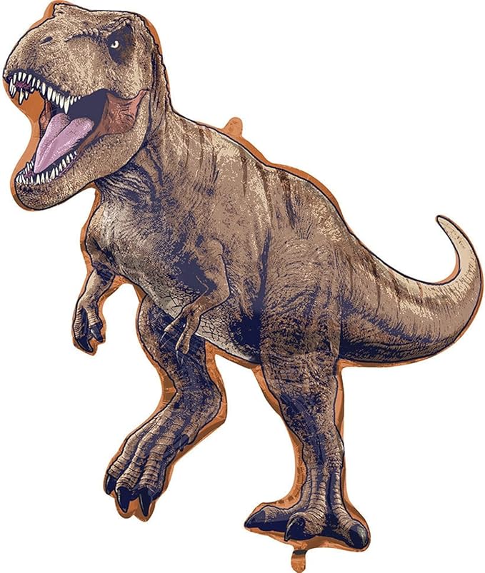 Jurassic Dinosaur World 6th Birthday Party Supplies Foil Balloon Bouquet Decorations