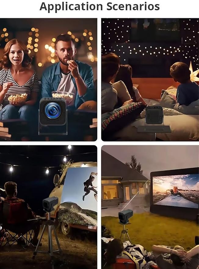 New wireless retro gaming projector,4K HD TV video game stick, Portable projector with 10000+ Games,Small Portable Outdoor Movie Projector,HDMI Output, WIFI