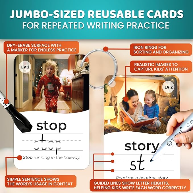 QUOKKA Set of Learning Flash Cards for Kids