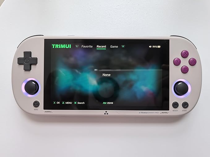 Smart Pro Handheld Game Console, Mini Game Player Compatible with More Than 20 formats of Games and 5 inch IPS High-Definition Screen, Portable Video Game Console (Grey 64G)