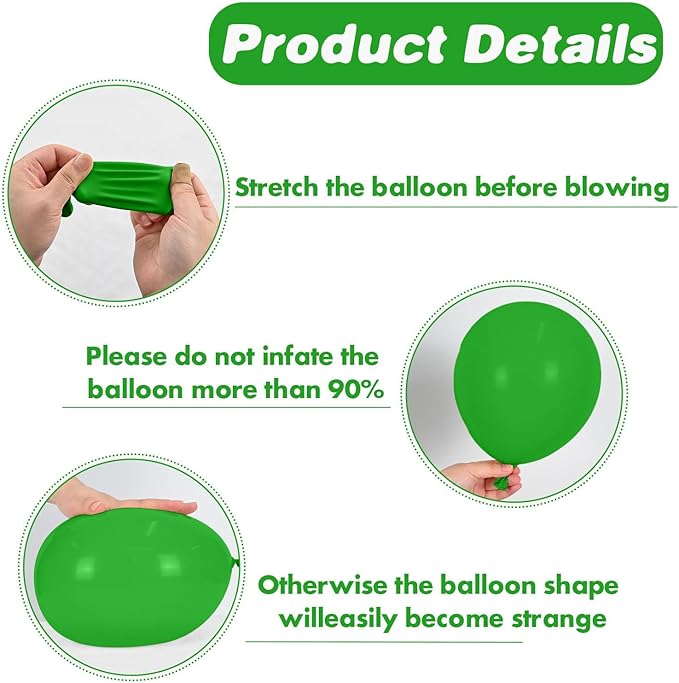 Green and Black Balloons,Green Silver Black Balloon Confetti Balloons for Baby Shower Graduation Soccer Birthday Game Party Decorations