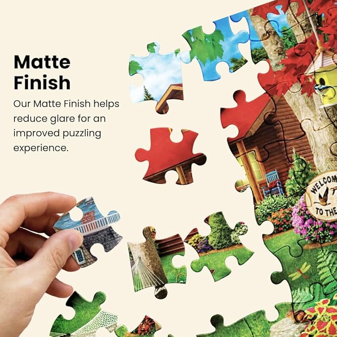 Masterpieces 750 Piece Jigsaw Puzzle for Adults, Family, Or Kids - Flying to Flower Farm - 18"x24"