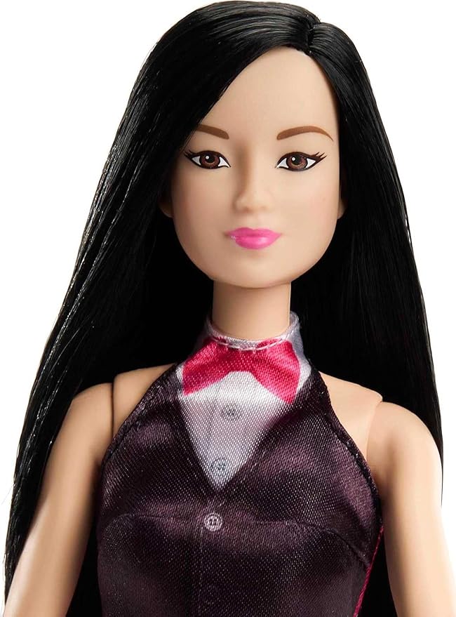 Barbie Careers Fashion Doll & Accessories, Violinist Musician Wearing Removable Performance Outfit with Violin & Bow