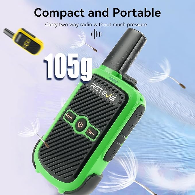 Retevis RT388 Walkie Talkies for Kids Bundle with RT15 Radio for Adults, 2 Way Radio Long Range, Kids Walkie Talkies for Boys Girls, for Camping Travel