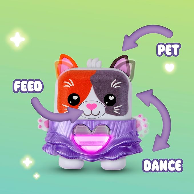 Purrnelope The Calico Kitty, Electronic Pet Cat, 70+ Responses, Interactive Fidget Toys for Girls & Boys Ages 5+
