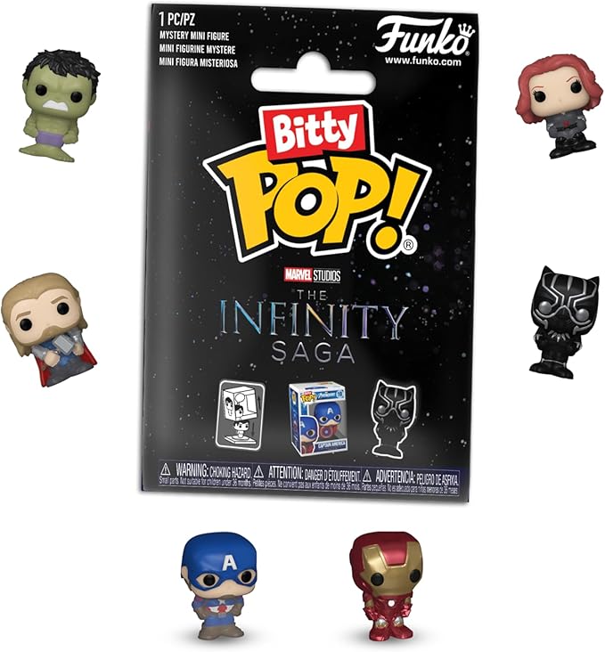 Funko 12 x Bitty Pop! Singles: Marvel The Infinity Saga Mystery Mini Collectible Toys 12-Piece Poly Bag