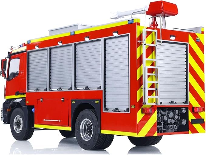 1/14 RTR Electric Model Car 4X4 Metal Axles Gearbox Remote Control Fire Fighting Vehicle Bz Flysky I6S Radio 2Speed Light Sound