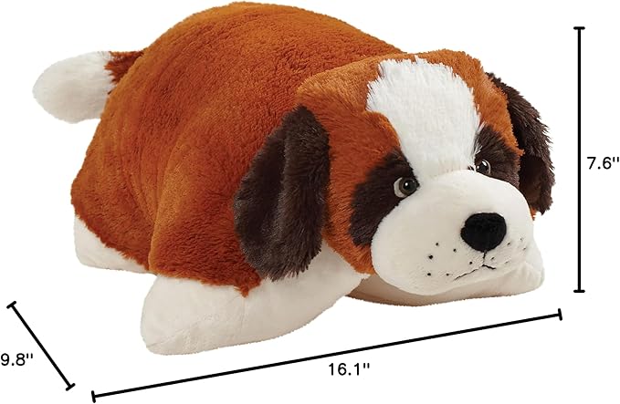Pillow Pets Originals St. Bernard 18" Stuffed Animal Plush Toy